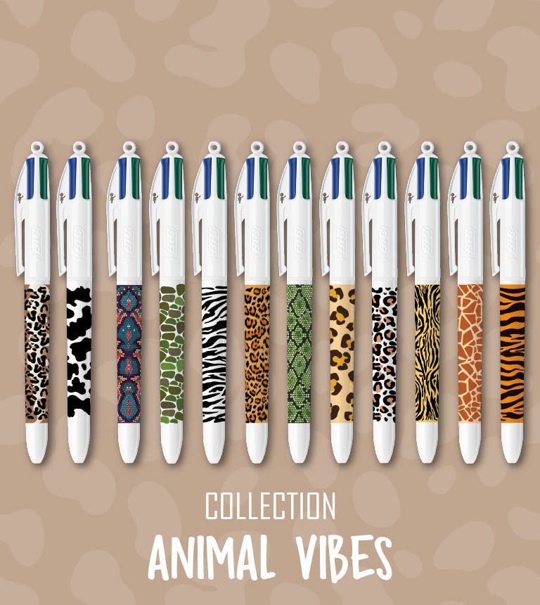 Collection BIC 4 Couleurs - Animal Vibes