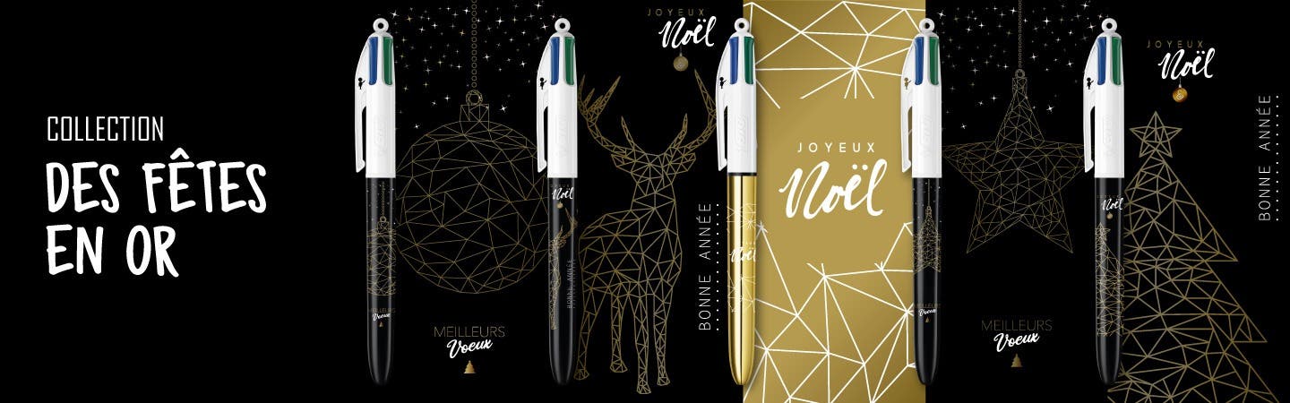 Collection BIC Cristal - Des fêtes en or