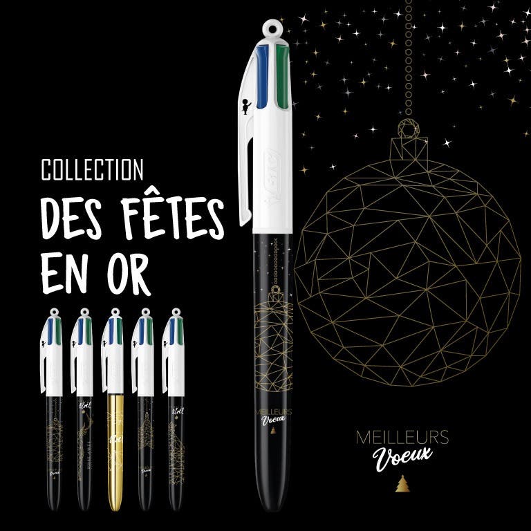 Collection BIC Cristal - Des fêtes en or