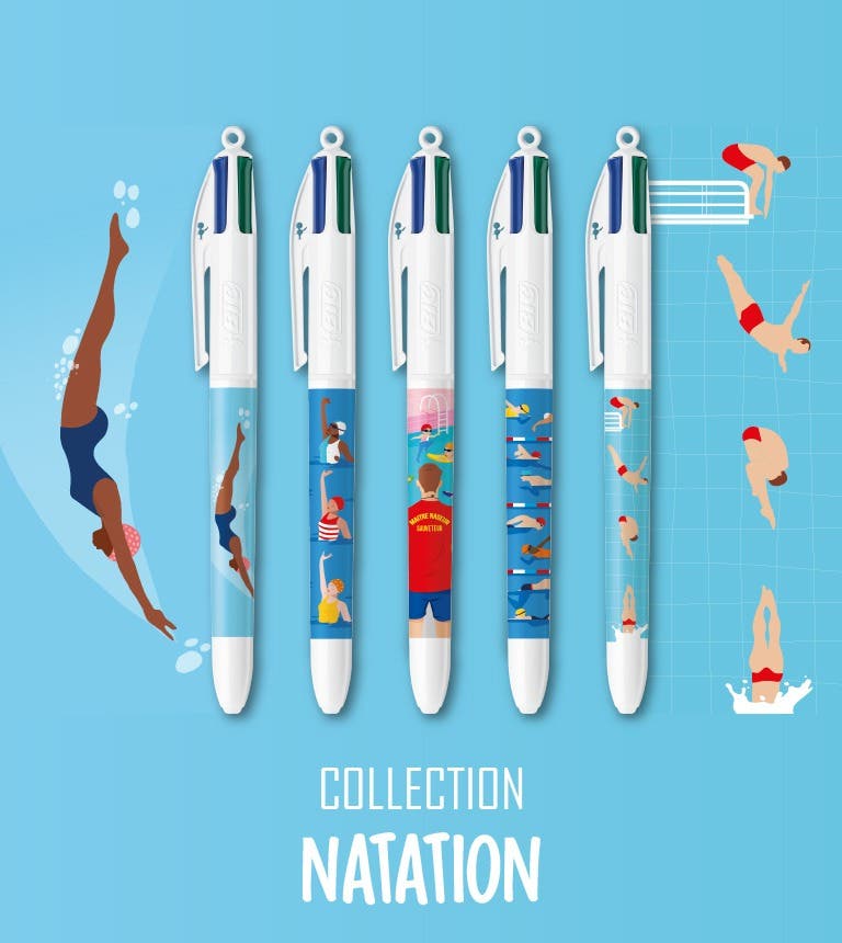 Collection BIC 4 Couleurs - Natation