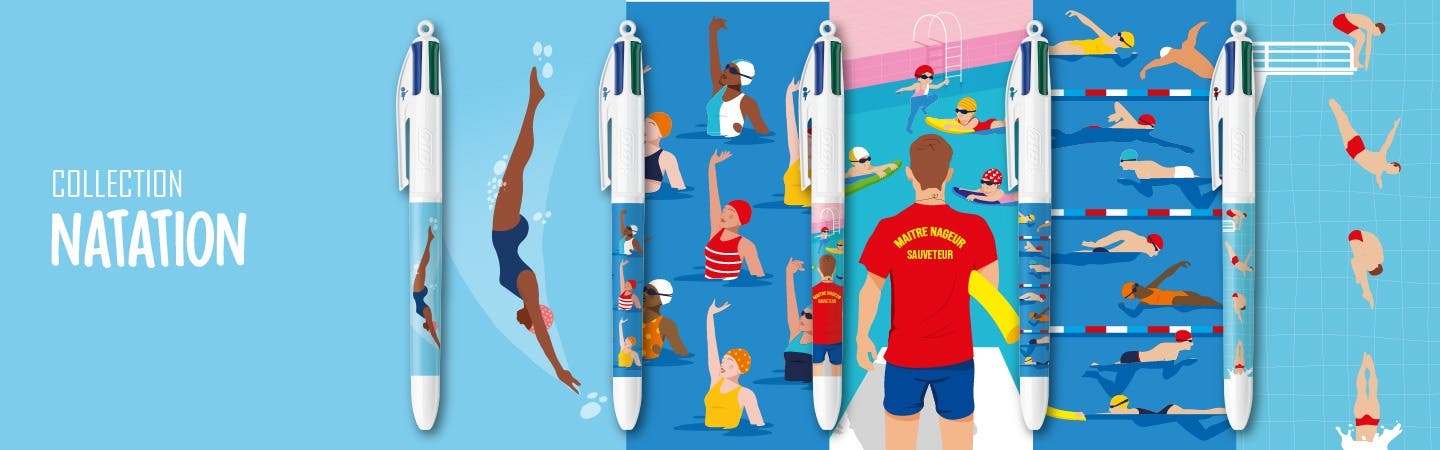 Collection BIC 4 Couleurs - Natation