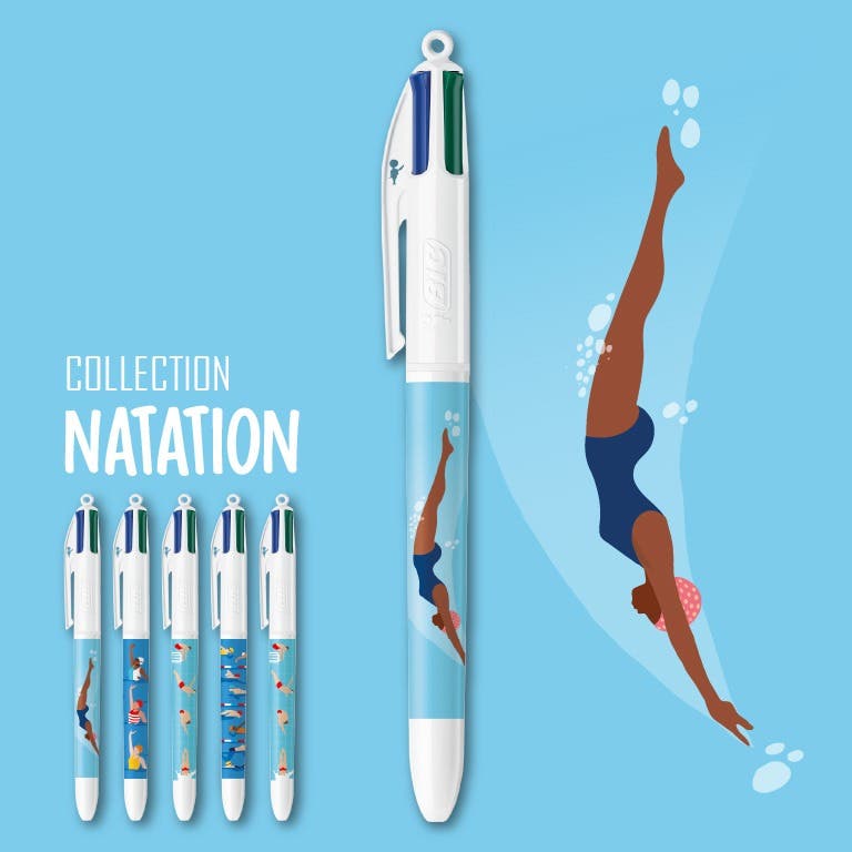 Collection BIC 4 Couleurs - Natation