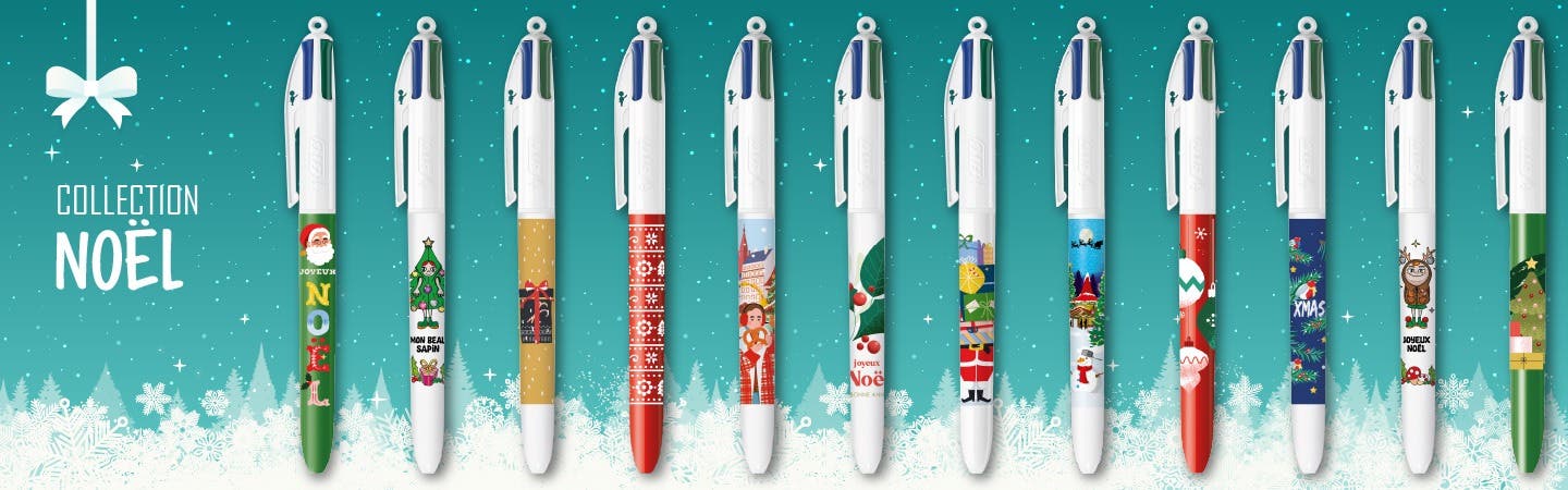 Collection BIC 4 Couleurs - Coffret Noël
