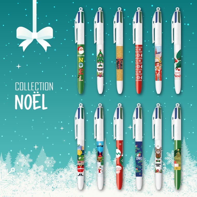 Collection BIC 4 Couleurs - Coffret Noël