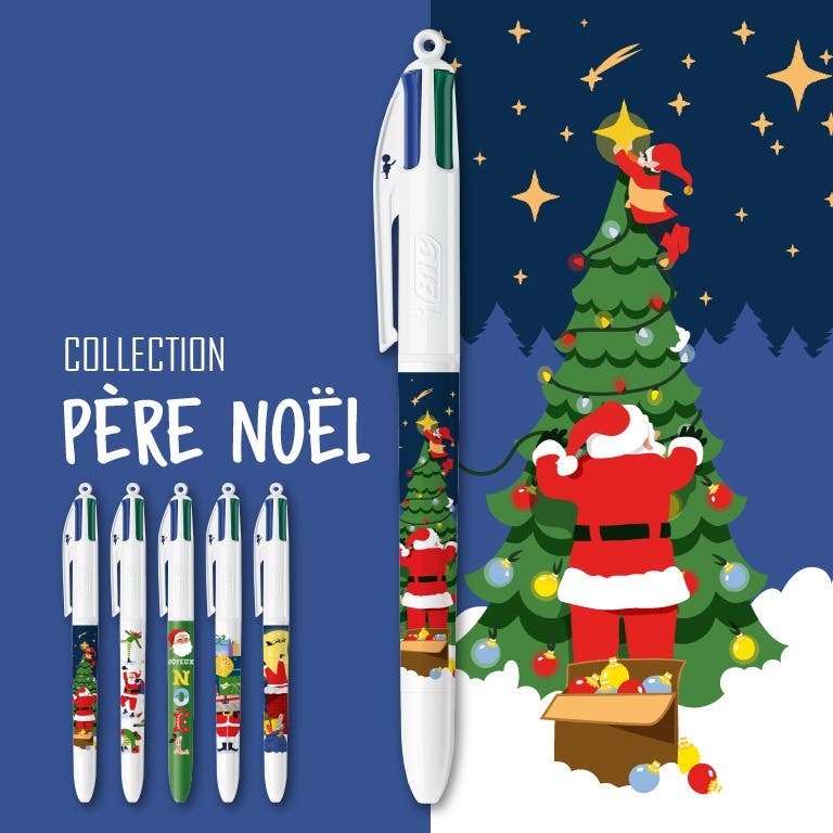 Collection BIC 4 Couleurs -  Père Noël