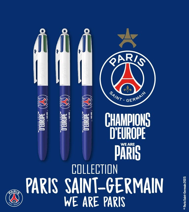 Collection BIC 4 Couleurs Paris Saint-Germain We are Paris