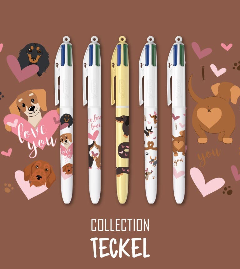Collection BIC 4 Couleurs - Teckel