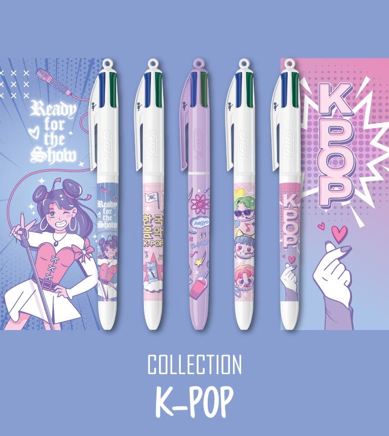 Collection BIC 4 Couleurs - K-pop