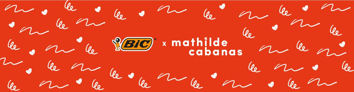 Collaboration BIC x Mathilde Cabanas