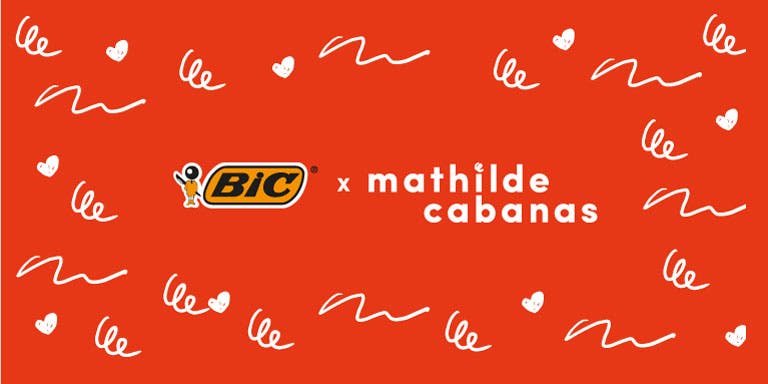 Collaboration BIC x Mathilde Cabanas