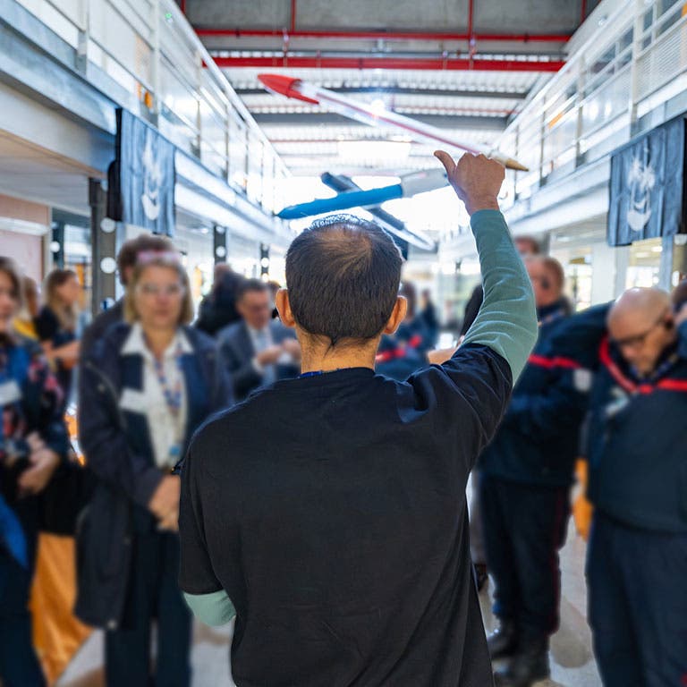 Circuit court de fabrication dans l'usine BIC de Marne La Vallée