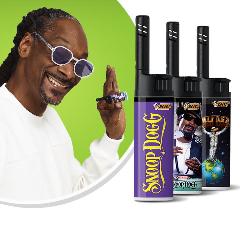 Snoop Dogg Special Edition EZ Reach Lighter  Snoop Dogg is a well-known American rapper, singer, songwriter, actor record producer, media personality, and businessman. And someone who uses a lighter almost every day!
