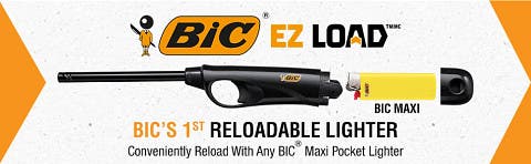 BIC EZ Load BIC's 1st reloadable lighter
