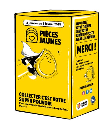 Tirelire Pièces Jaunes - BIC x Opération Pièces Jaunes - Fondation des Hôpitaux